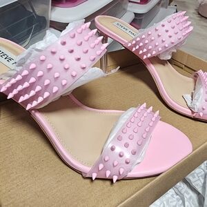 Steve Madden Pink Studded Sandals